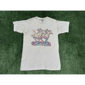 1997 Vintage Kentucky Derby Festival Single Stitch Short Sleeve Size Medium